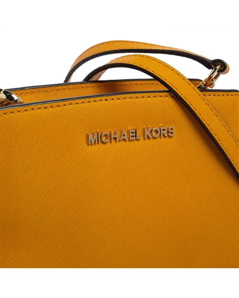 michael kors selma bag yellow|michael kors selma crossbody.